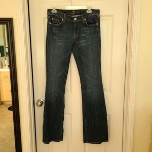 EUC 7 FOR ALL MANKIND FLARE DENIM
